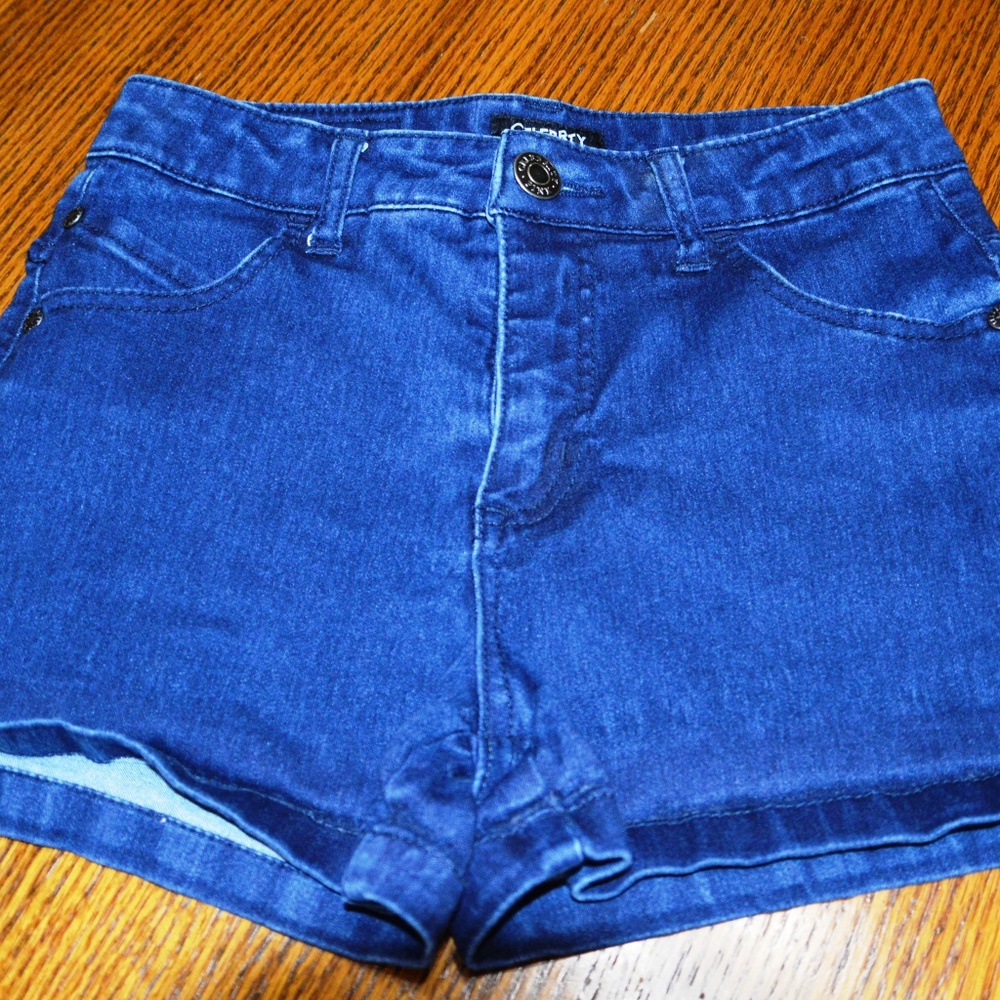 Celebrity Pink Jean Shorts